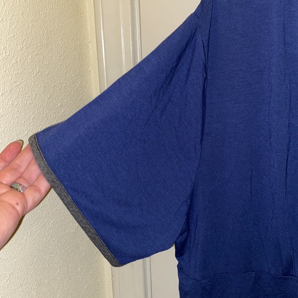 Swomog Blouse, 2X, Blue Shirt 👚 - Picture 2 of 7